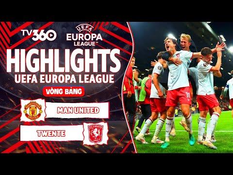 HIGHLIGHTS MAN UNITED VS TWENTE: CĂNG THẲNG TỘT CÙNG, SAI LẦM TỪ HÀNG PHÒNG NGỰ | EUROPA LEAGUE